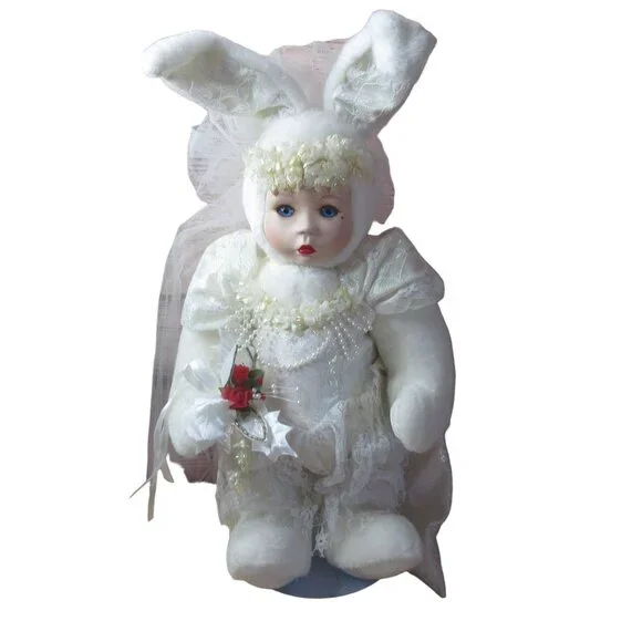 Marie Osmond Velveteen Rabbit Series 15" Porcelain Doll Posable Hands And Leg - Picture 2 of 8
